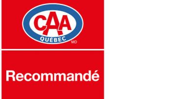 Recommended by CAA-Quebec
